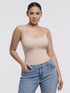 Well-in Vogue Seamless lace Cami Waist Abdomen Shaping Thong Bodysuit